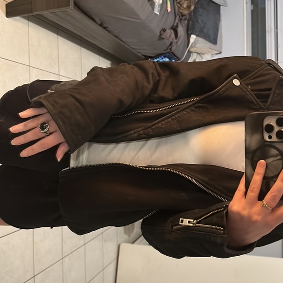 Lucky Brand Suede Moto jacket - Picture 2 of 3